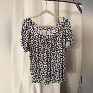 Navy and White 1x Michael by Michael Kors Shirt